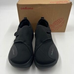 Orthocomfoot Women Black Mesh Walking Shoes OFTN13G Extra Wide EU 38 US 7.5